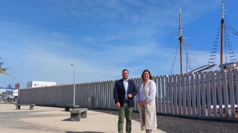 Adiós al vallado exterior que tapa la zona pesquera del Puerto de Naos: así será su nuevo aspecto