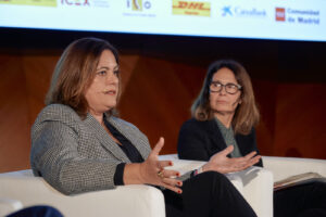 Beatriz Calzada explica el papel de Puertos de Las Palmas en la internacionalización empresarial en la Feria IMEX Madrid 2024