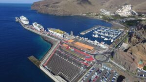 El Puerto de San Sebastián de La Gomera mejora en 2024 su movimiento de mercancías en un 11 %