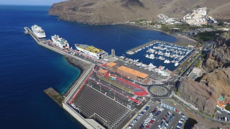 El Puerto de San Sebastián de La Gomera mejora en 2024 su movimiento de mercancías en un 11 %
