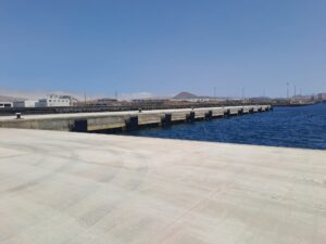 Finalizan con éxito las obras de ampliación del Muelle de Naos en el Puerto de Arrecife