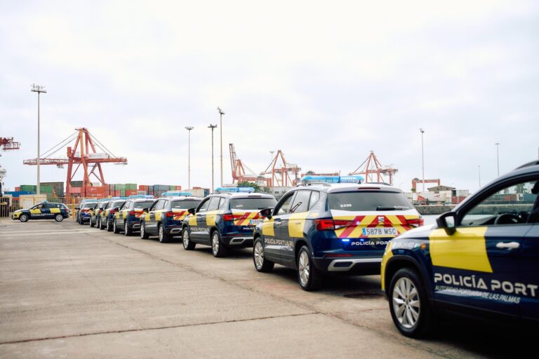 La Policía Portuaria de Las Palmas estrena nueva flota de vehículos