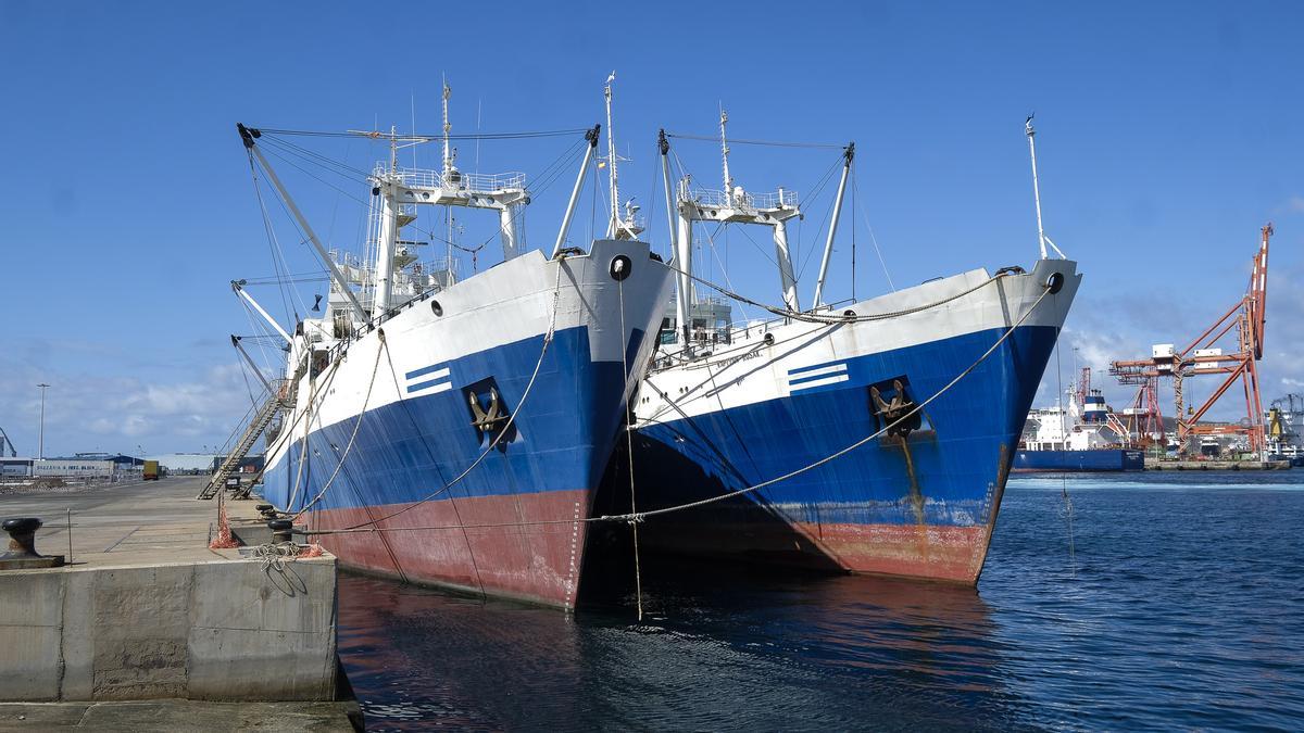 embarcaciones Rusia y Ucrania Las Palmas