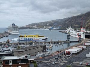Santa Cruz de La Palma estrena temporada de cruceros y recibe el primer buque en la provincia