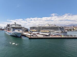 Récord de cruceristas en los Puertos de Las Palmas: más de 1,2 millones los visitaron en el primer semestre de 2025