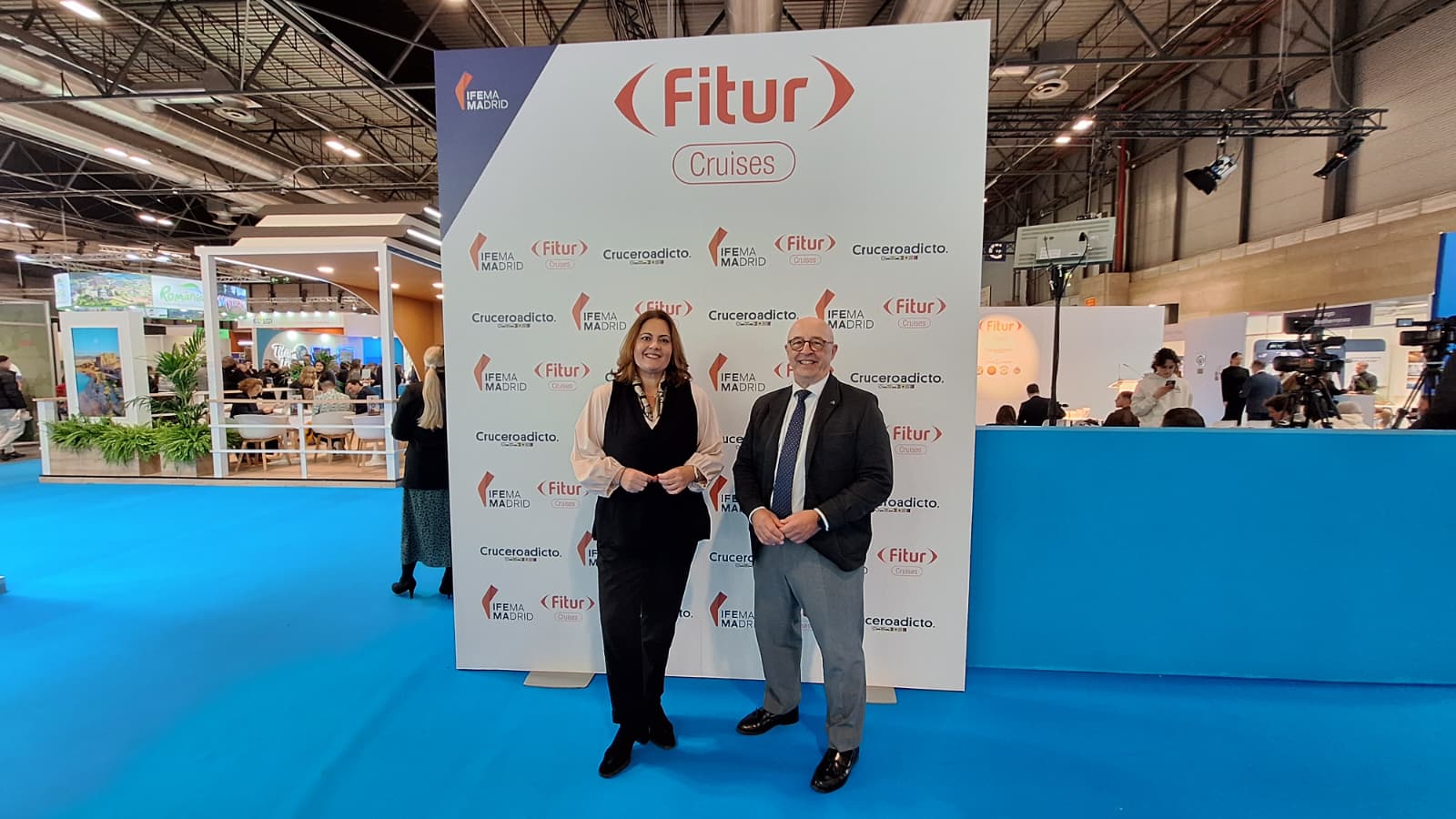 Pedro Suárez y Beatriz Calzada en FITUR