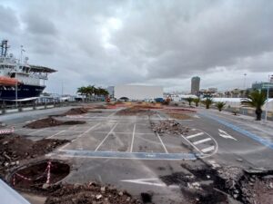 La Autoridad Portuaria de Las Palmas inicia las obras del futuro Parque Urbano del Puerto de Las Palmas